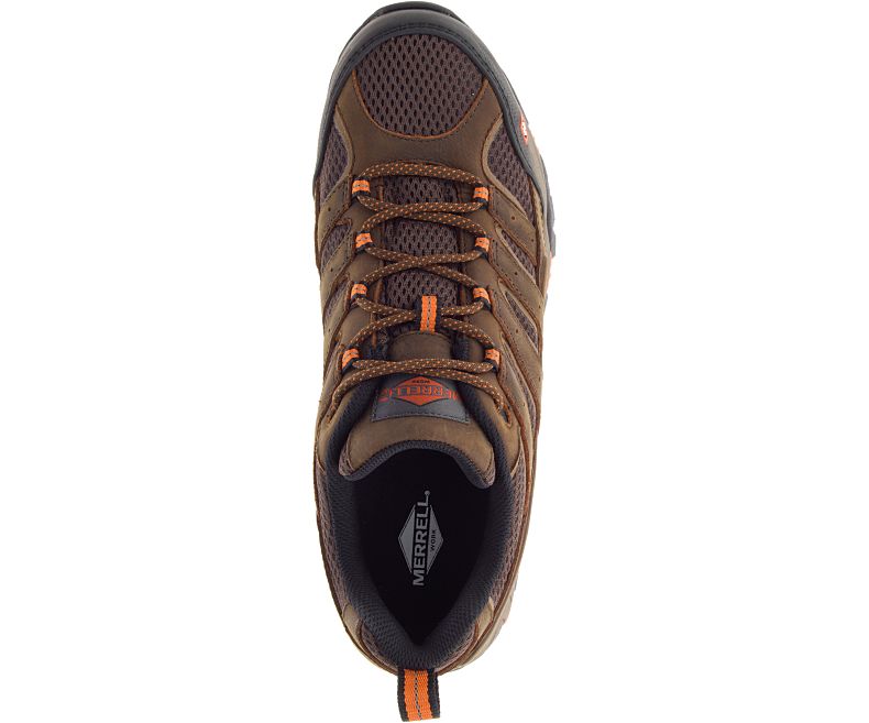 men's moab vertex vent comp toe work shoe wide width
