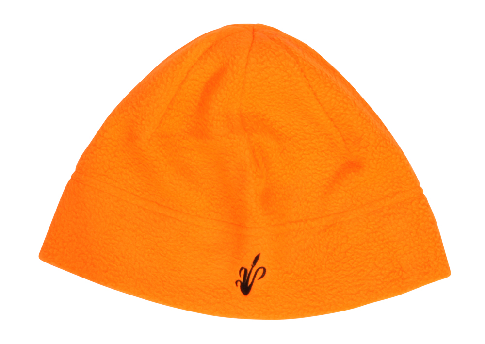 orange skull cap