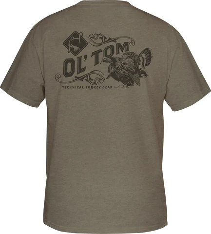 Ol' Tom Half Strut Gobbling Short Sleeve Tee by Drake