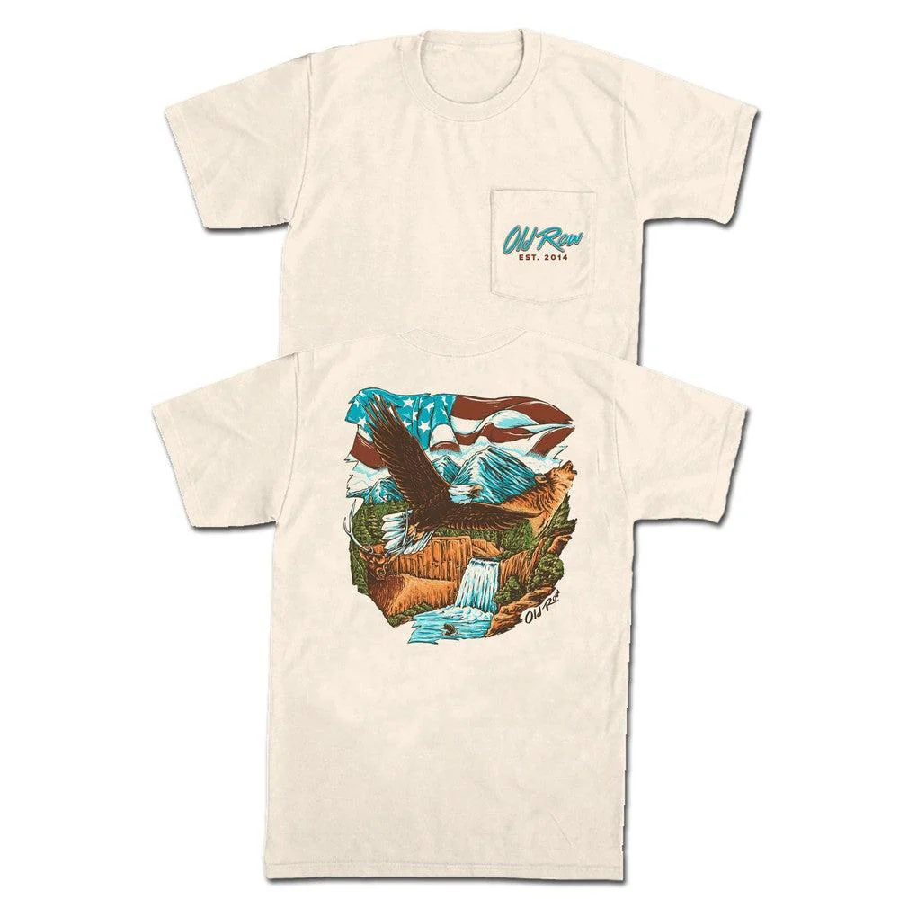 Outdoors USA Pocket Tee Shirt by Old Row