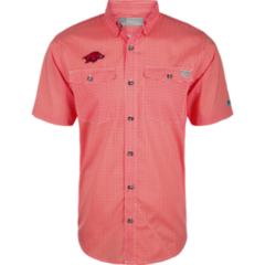 Frat Gingham Short Sleeve Shirt by Drake Waterfowl