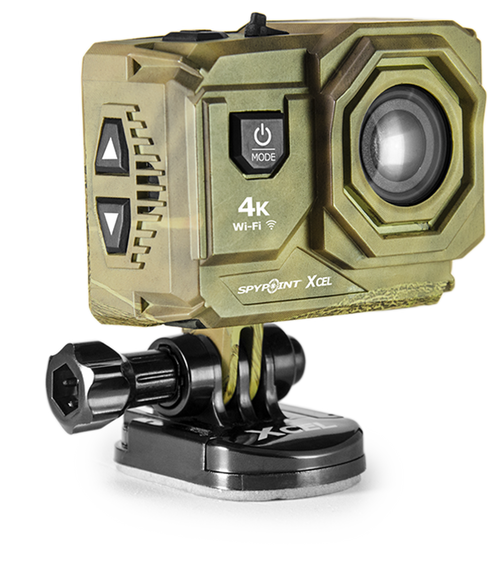 Xcel 4K Compact Action Camera - Front Side View