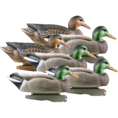Avery GHG Hunter Series Over-Size Mallard Decoys 6 Pack by Banded