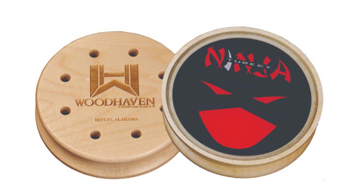 Red Ninja Glass Friction Call by WoodHaven Custom Calls