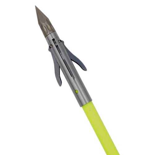 Iron 2-Blade Glue-On Mechanical Bowfishing Broadheads by Muzzy