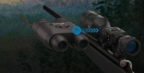 BinoX-4K 4-16x Smart Day/Night Binocular  on scope