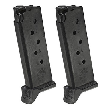 LCP/LCPll 380 ACP 6 round Mag 2 pack