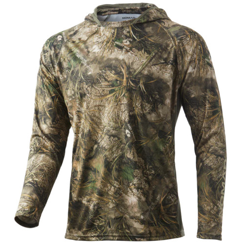 Pursuit Camo Hoodie By Nomad Droptine - Front