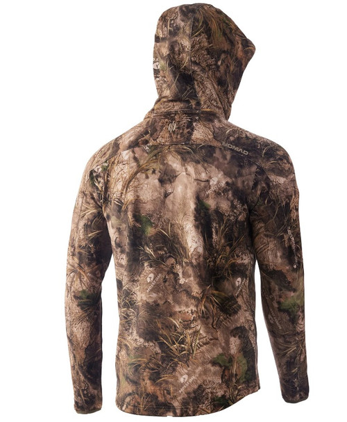 WPF Camo Hoodie by Nomad mossy oak migrate rear