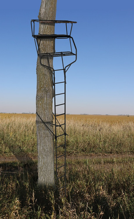 The Guardian XLT 18' 2 Man Ladder Stand by Big Game in the wild
