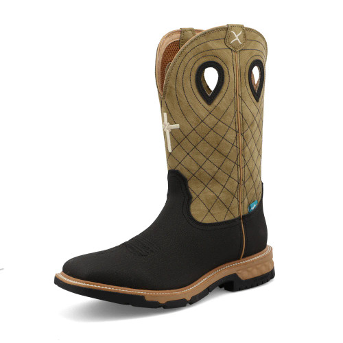 Men's Waterproof 12" Western Work Boot with CellStretch by Twisted X