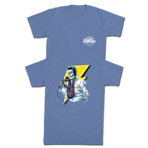 Skelvis Short Sleeve Pocket Tee