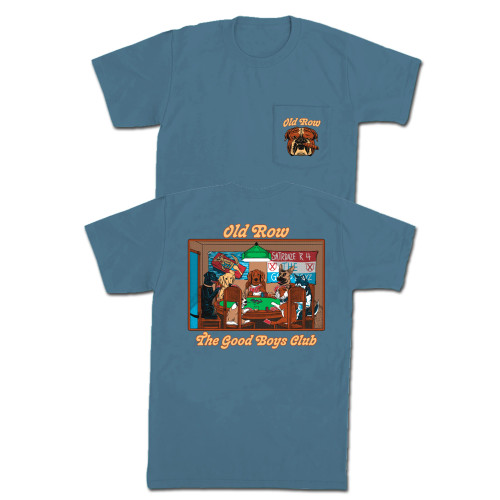 Poker Dog Short Sleeve Pocket Tee