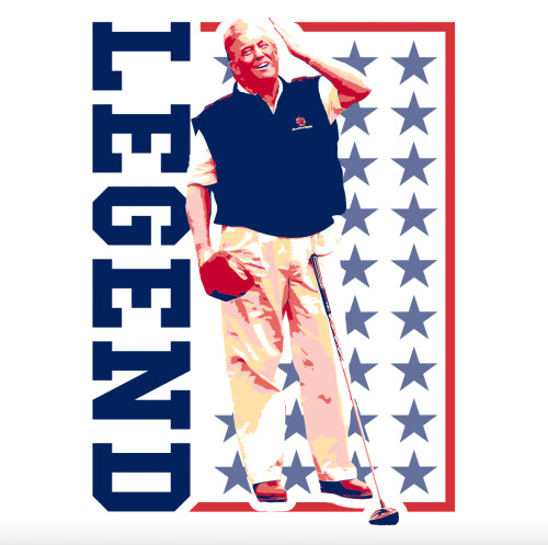 American Golf Legend Pocket Short Sleeve Tee Back