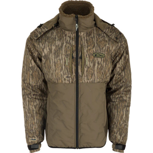 Youth LST Guardian Flex Double Down Eqwader Full Zip Jacket with Hood by Drake bottomland