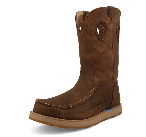11" Work Pull On Wedge Boot by Twisted X