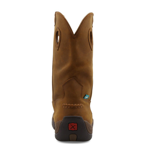 11 Inch Pull On Hiker Boot in Distressed Sadd by Twisted X
