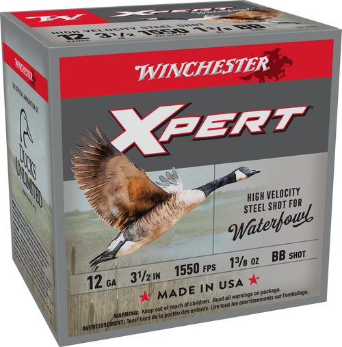 Winchester 12ga 3-1/2" 1-3/8oz #BB SuperX Shotgun Ammunition