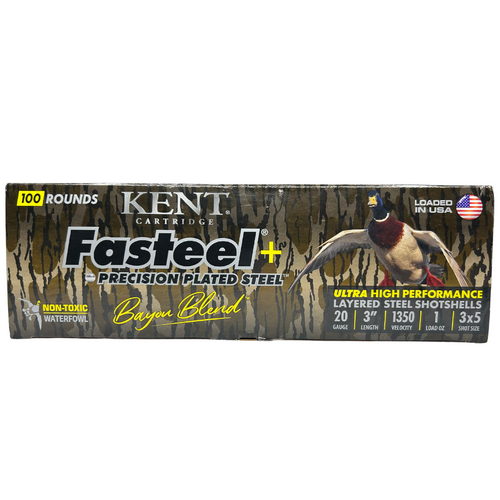 Kent 20 Gauge 3" 1oz #3 & 5 Fasteel + Steel Shot Shotgun Shells