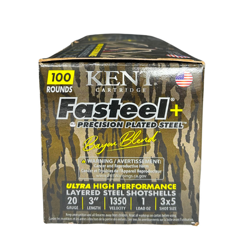 Kent 20 Gauge 3" 1oz #3 & 5 Fasteel + Steel Shot Shotgun Shells