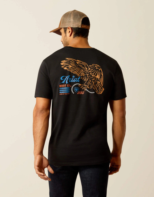 Eagle Freedom Black Short Sleeve Tee by Ariat