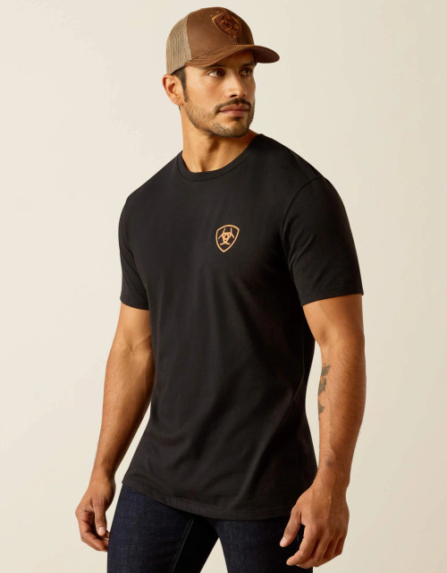 Eagle Freedom Black Short Sleeve Tee by Ariat