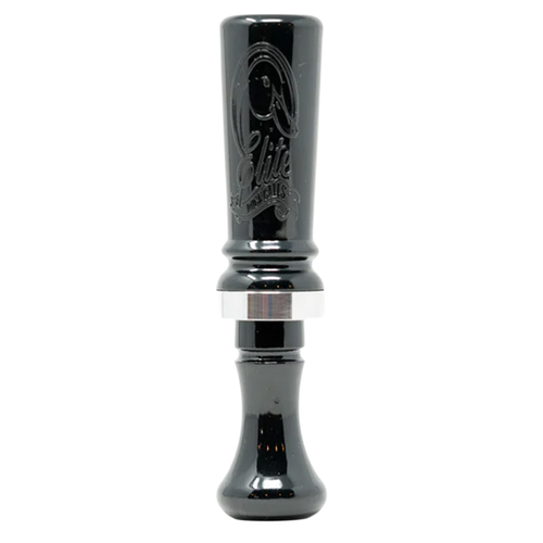 Black Poly Edge Double Reed Duck Call by Elite