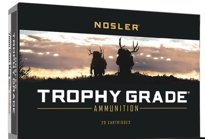 Nosler 7mm Rem Mag 160gr AccuBond Trophy Grade Rifle Ammunition
