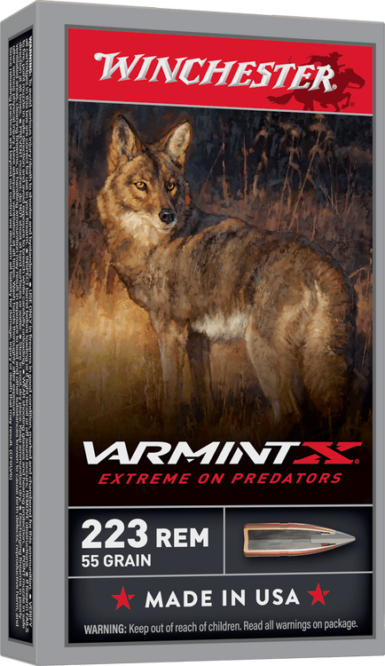 Winchester 223 Rem 55gr Varmint X Rifle Ammunition
