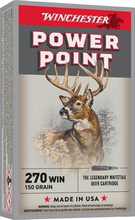 Winchester 270 Win 150gr Power Point Rifle Ammunition