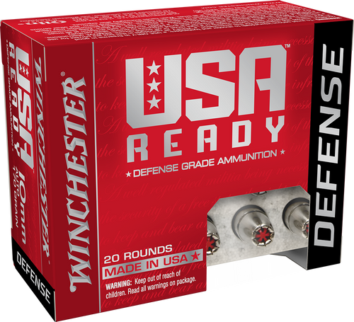 Winchester USA 10mm Auto 170gr HVHP Defense Handgun Ammunition