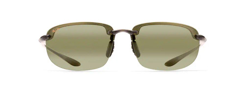 Ho'Okipa Asian Fit Sunglasses with Translucent Smoke Grey Lens by Maui Jim