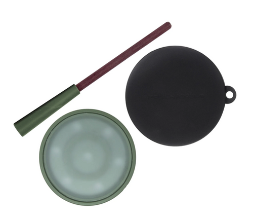 Fuel Friction Call by Power Calls – premium turkey hunting friction call with Crystal or Slate over Glass surface, handcrafted Purple Heart striker, and protective Fuel Cap for realistic turkey sounds.