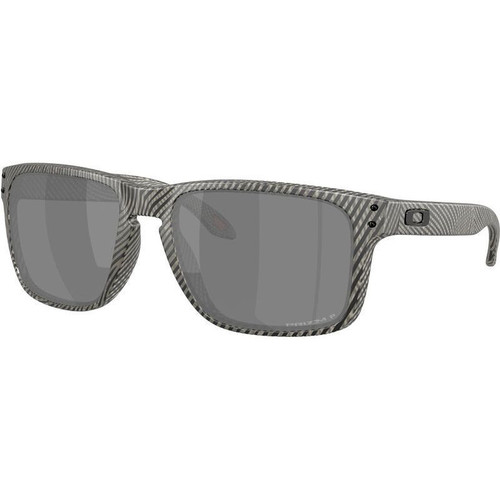 Holbrook XL Sunglasses with Matte Grey Ink Fingerprint and Black