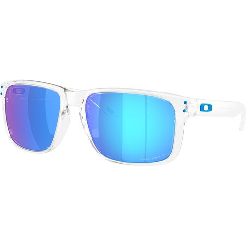 OAKLEY サングラス ホワイト ブルーミラーレンズ ケース付き Oakley-Holbrook-XXL-Clear-