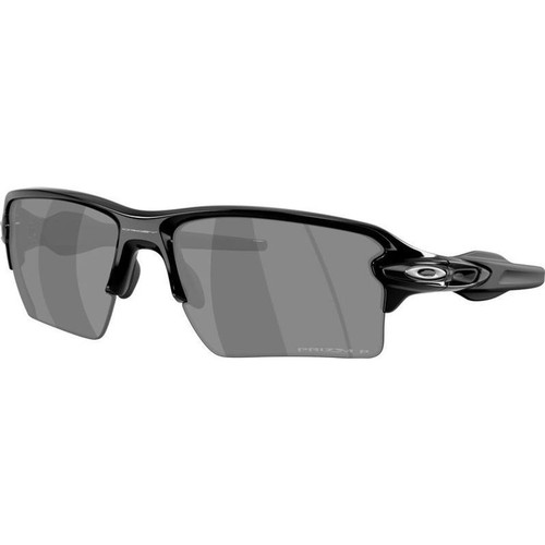 Flak 2.0 XXL Polished Black Frames with Black Polarized Lenses by Oakley