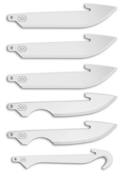 3 inch Combo Replacement Blades 6 Pack by Outdoor Edge