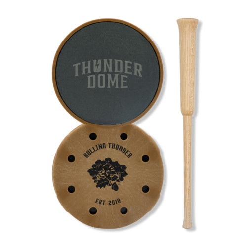 Tunderdome Slate Pot Call with Hickory Striker by Rolling Thunder Game Calls