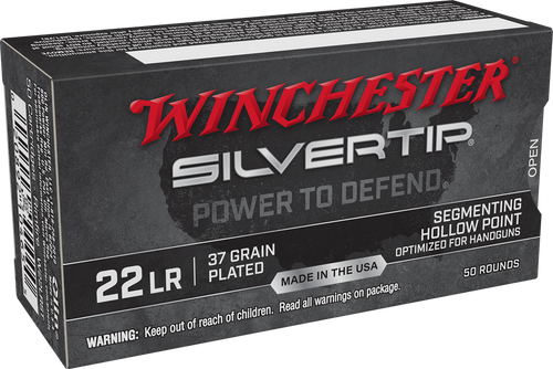 Winchester 22lr 37gr Segmenting Silvertip Rimfire Ammunition