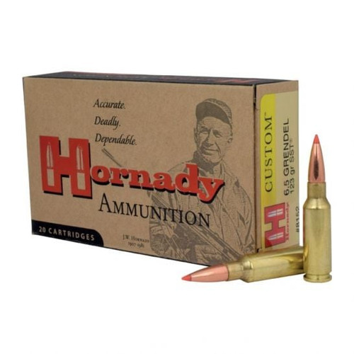 Hornady 6.5 Grendel 123gr SST Rifle Ammunition