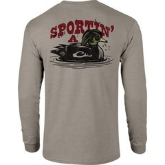 Sportin A Woodie Long Sleeve Tee by Drake Waterfowl