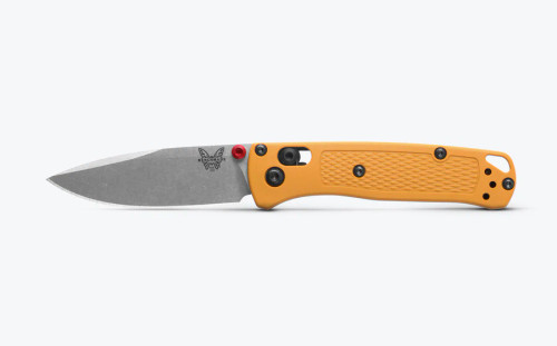 Mini Bugout Axis Lock Folding Knife with Daybreak Grivory by Benchmade