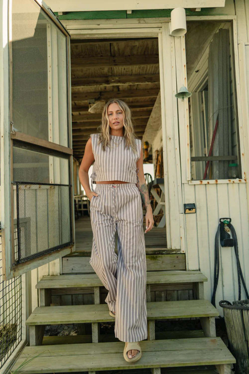 Womens Grayton Wide Leg Pants by Tribe Kelley