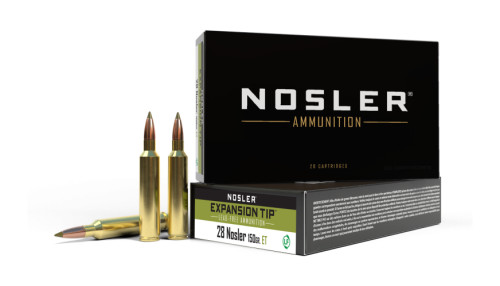 28 Nosler 150gr Expansion Tip Ammunition