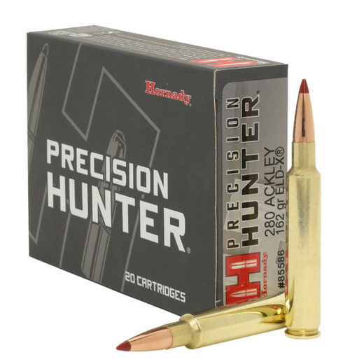 Hornady Precision Hunter 280 Ackley 162gr ELD-X Rifle Ammunition