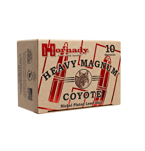 Hornady Heavy Magnum Coyote 12ga 3 Inch Chamber 00 Buck Coyote Shotgun Ammunition