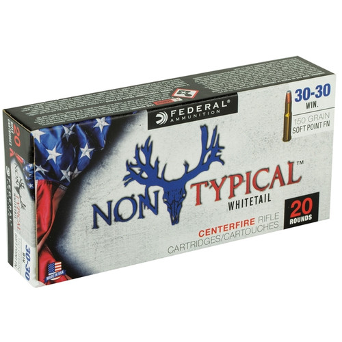 Federal 30-30 Win 150gr Non-Typical SP Whitetail Rifle Ammunition