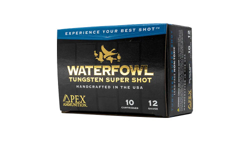 Apex Waterfowl, 12 Gauge 1 oz. #7.5 Tungsten Steel Shot, Shotgun Ammunition