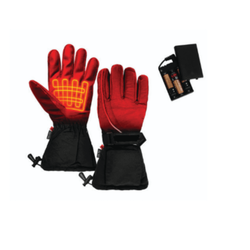 Adult Heated Fleece Waterproof Wind Block Gloves by World Famous
