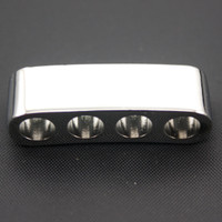 Silver Shackle Adjuster Bar with 4 Holes